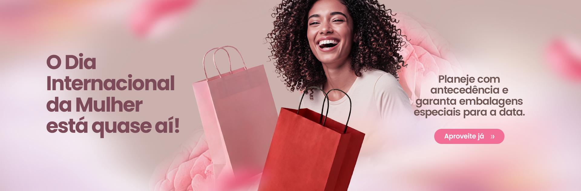 Banner dia Internacional da mulher